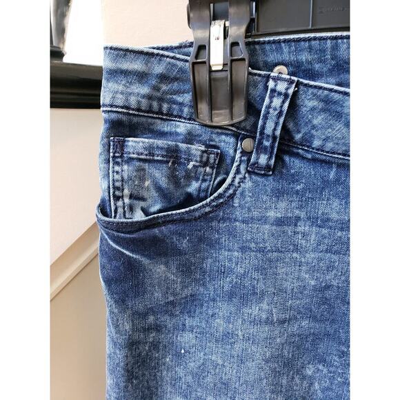 Cabi Jeans Style #920 Blue Distressed Skinny Stretch Denim Pants Size 10 - Picture 10 of 11